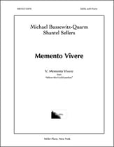 Memento Vivere SATB choral sheet music cover